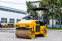 Rouleau compresseur à double tambour LTC203 de 3,3 tonnes, largeur de 700 mm, pour le compactage du sol et de l'asphalte