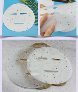 Professional 65gsm Rose Hyaluronic Acid <strong>Facial</strong> Nonwoven Mask Sheet New Design Dry Fabric Face Mask Sheet Beauty Products - Product Image 4