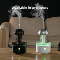 Humidificateur ultrasonique d'aromathérapie de scène d'eau rotative de nuage de pluie avec la lampe d'ambiance