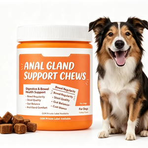 Granuli per il Supporto Immunitario dei Cani al Gusto di Tacchino, Integratore per Animali ad Alto Contenuto Proteico con Vitamine e Minerali per la Cura della Salute - Product Image 1