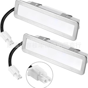Luz LED Rectangular Universal de 120x33mm, DC12V, para Piezas de Campana Extractora, Tipo de Succión Lateral de Aleación de Aluminio - Product Image 1