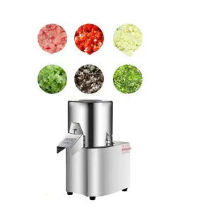 Máquina trituradora automática para picar ajos, patatas, frutas, cebolla, verduras