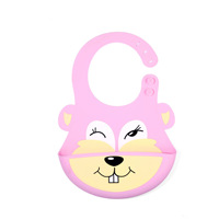 Bavoirs imperméables en Silicone pour bébés, qualité alimentaire, personnalisé, avec attrape-nourriture, alimentation souple