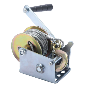 GYATSO kerekan <span class=keywords><strong>Manual</strong></span> tugas berat 1200 LBS kerekan tangan dengan 8m tali kawat untuk Trailer perahu menarik - Product Image 2