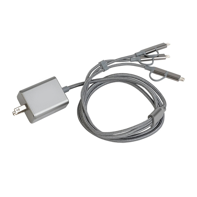 PD3.0 PPS QC4.0 SCP 65W GaN Fast Charger for Laptop & Camera with 5ft Cable (2 L + 1 Micro USB + 3 Type-C Ports) Eco-Friendly
