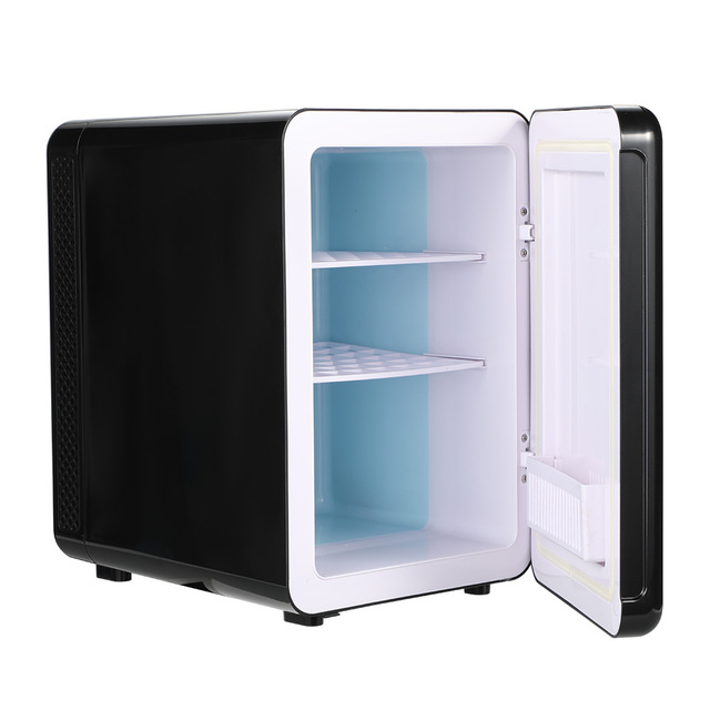 Small Skincare Retro Refrigerator Portable Mini Cosmetic Bar Milk Hotel Home Makeup Fridge 10L