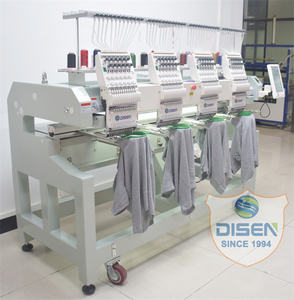 Ricamo computerizzato perline emblema industria overlock topjawised dsmc monogramma macchina ricamo 4 teste computerizzato - Product Image 2