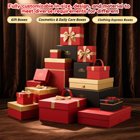 Nouvelle boîte cadeau en carton rigide de luxe, pliable, magnétique, avec grand logo, design personnalisé, gaufrage, revêtement UV, faible MOQ, écologique