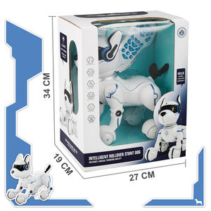 Modèle de chien <span class=keywords><strong>robot</strong></span> intelligent portable créatif, multifonctionnel, programmable, dansant, lumineux, jouet éducatif pour enfants, fabriqué en plastique durable - Product Image 6