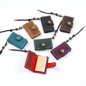 수제 정품 가죽 포켓 노트북 저널 맞춤형 선물 MINI 루스 리프 노트 북 레이저 새겨진 일기 쓰기 - Product Image 2