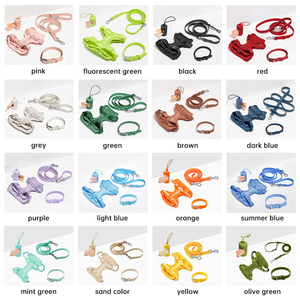 SinSky Correa y <span class=keywords><strong>Collar</strong></span> de Silicona de Moda para Mascotas Accesorios con Estilo Logotipo Personalizado Dije de Lujo de PVC Impermeable para <span class=keywords><strong>Collar</strong></span> de Perro y Gato - Product Image 5