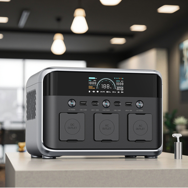 Joypo Portable Power Station Solar Generator 5000W with Long Life LiFePO4 Lithium Battery 600W 1200W 2400W Portable Power Bank