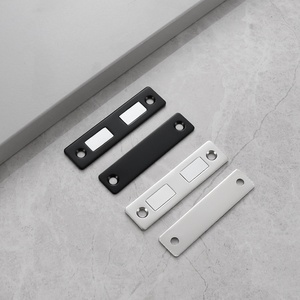 <span class=keywords><strong>Porte</strong></span> d'armoire magnétique moderne ultra-mince en acier inoxydable <span class=keywords><strong>fermeture</strong></span> <span class=keywords><strong>coulissante</strong></span> facile à tiroir pour le perçage d'installation <span class=keywords><strong>de</strong></span> salon - Product Image 4