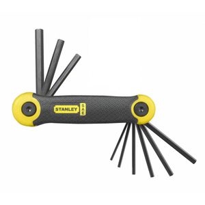 Jeu de clés hexagonales Stanley 9 pièces SAE pliable multi-outils - Product Image 1