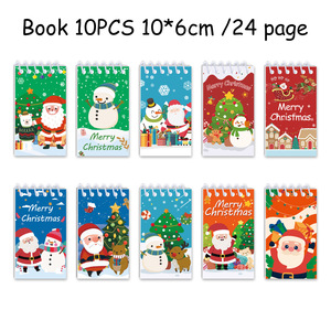 Christmas-Themed Spiral <b>Notebook</b> <b>Mini</b> Portable Diary For Students And Kids - Product Image 4