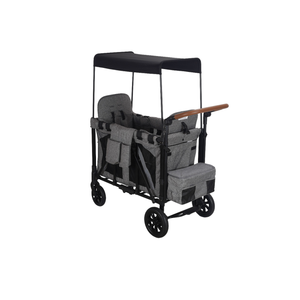 รถเข็นเด็ก 4 ที่นั่ง พร้อมหลังคา สำหรับเด็ก รถเข็นพับได้อเนกประสงค์ - Product Image 3