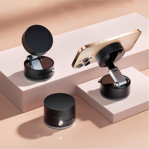 Support de téléphone portable universel magnétique à double face en ABS avec ventouse pour pare-brise de voiture, fixation mains libres - Product Image 4