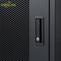 Armoire de serveur réseau Starlink 37U 19 pouces avec porte en verre, armoire de centre de données sur pied verrouillable