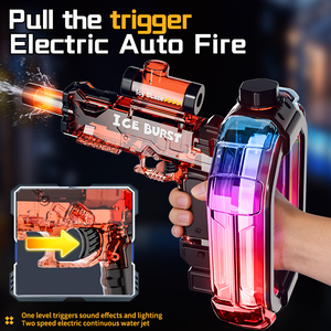 Nouveauté : <span class=keywords><strong>pistolet</strong></span> à <span class=keywords><strong>eau</strong></span> électrique multifonction automatique pour enfants <span class=keywords><strong>avec</strong></span> lumières colorées et effets sonores - Product Image 2