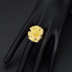 Parures de bijoux de mariée en laiton plaqué or 24 carats Jxx Direct Supply pour femmes, parures de bijoux tendance à Dubaï - Product Image 4