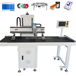 High-Speed Flatbed Fully Automatic Silk Screen <b>Printing</b> <b>Machine</b> With Conveyor for Plastic Bags Paper Cardboard Clothing Box High - Product Image 1