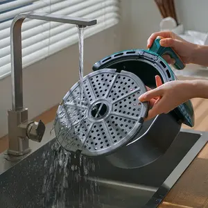 Friteuse à air électrique intelligente de 6,5 L Appareils de cuisine à domicile avec double bouton pour une cuisine saine - Product Image 5