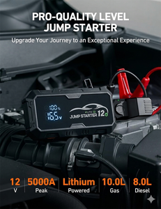 Nuevo Arrancador de Emergencia Portátil de 12V y 4000A con Logotipo OEM para Motocicletas, Automóviles y Camiones, Batería de 24000mAh - Product Image 2