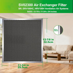 Elemento de filtro de aire SV03096 325x295x20mm de malla de aluminio para Broan ERV100HC HRV100H - Product Image 3
