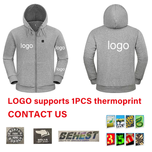 Nouveau sweat-shirt à capuche chauffant unisexe en polaire doux 100% coton polyester, alimentation USB 5V, batterie rechargeable - Product Image 5