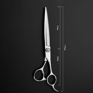กรรไกรตัดผมมืออาชีพ 5" 5.5" 6'' 6.5" กรรไกรตัดผมเหล็ก กรรไกรซอยผม - Product Image 4