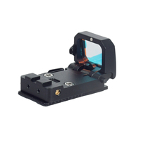 LAMBUL – Mini viseur tactique pliable à point rouge, viseur réflexe rabattable, support MOS GLOK 1913, accessoires de chasse en plein air