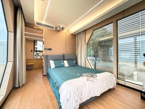 Comercial 20 pies y 40 pies Panel sándwich de acero Casa de contenedores prefabricada Edificio de cápsulas espaciales de envío modificado de <span class=keywords><strong>China</strong></span> - Product Image 6