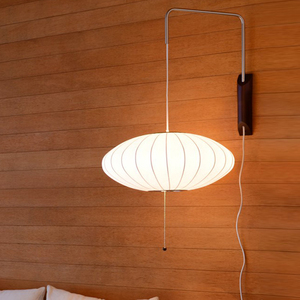Lámpara de Pared LED Moderna DAQIU con Forma de Linterna China, de Seda, <span class=keywords><strong>para</strong></span> Uso en Interiores, Decoración de Sala de Estar y Dormitorio - Product Image 4