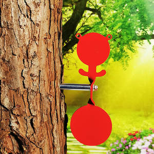 แผ่นเป้าซ้อมยิงหนังสติ๊ก รูปหัวหมี ทนทาน พกพาสะดวก ผลิตจากเหล็กอัลลอยด์ ขนาด 17.5x6.5 ซม. ราคาประหยัด อุปกรณ์เสริมสำหรับการล่าสัตว์กลางแจ้ง - Product Image 4