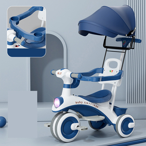 Tricycle à vendre, avec pare-soleil, nouveau modèle, bonne qualité, jouet pour enfants, tricycle avec garde-corps de sécurité, musique et lumière - Product Image 4
