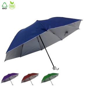 OVIDA Custom 3-Fold Automatic Umbrella with 8 Ribs UV Printing Triple Folding Logo Advertising Promotional Business Gifts