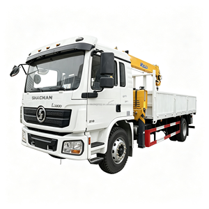 Camion de fret Shacman L3000 4x2 avec grue à flèche rigide, véhicule de transport de matériaux hydraulique auto-chargeur, à vendre - Product Image 1