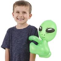Jouet gonflable de 12,5 pouces, modèle « Hug Me Green », jouet gonflable de bébé extraterrestre martien, accessoire de fête, décoration de fête
