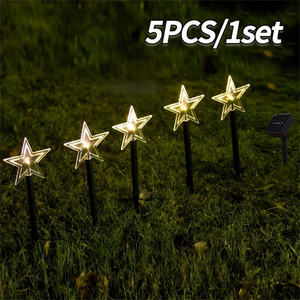 Lumières solaires <span class=keywords><strong>Yeti</strong></span> à Led illuminatrices à paillettes, couleur changeante, lumières extérieures étanches pour la décoration d'aménagement paysager de patio - Product Image 6