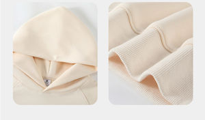 High quality Heavyweight <b>Fleece</b> 100% Cotton Men's Oversized <b>Thick</b> Blank Custom Print Logo Hooded - Product Image 2