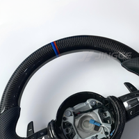 Volant en cuir M Sport avec intérieur en fibre de carbone pour BMW E70 E92 E90 F02 F07 F10 F11 F15 F16 F18 F20 F26 F30 E60 M3 M5 328I