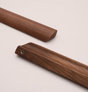 Ensemble de poignées et boutons de meubles en bois, design cylindrique minimaliste, pour tiroir, utilisation en cuisine, durable - Product Image 5