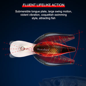 XinV Best Seller Crankbait VC02 <span class=keywords><strong>Golden</strong></span> Tiger Bluegill Long Casting Deep plongeurs 3D <span class=keywords><strong>Eyes</strong></span> Wobblers Factory vente en gros leurre de pêche - Product Image 3