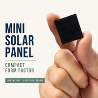 Panel Surya Mikro SMT 0.4W 0.2W 0.1W Ukuran Kecil 5V 6V Sunpower Mini Solar Panel dengan ETFE PET untuk Sensor Nirkabel Rancher IoT