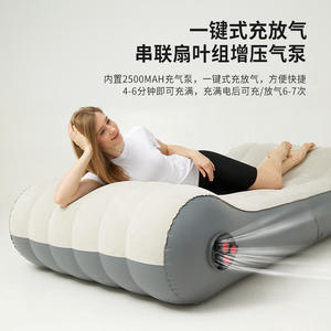 स्वचालित फोल्डेबल inflatable सोफे बिस्तर अधिक आकार के आउटडोर आलसी सोफे गद्दे स्मार्ट डिफ्लेशन एक-बटन सक्रियण लिविंग रूम - Product Image 3