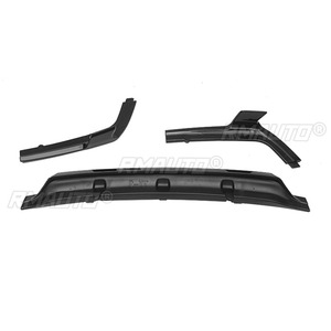 Glossy Black/Carbon Look Rear Bumper Diffuser Rear Side <b>Splitters</b> Spoiler Lip for BMW G07 X7 M Sport 2019-2023 Body Kits Tuning - Product Image 4