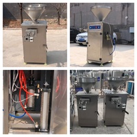 Machine automatique pneumatique pour la fabrication de saucisses et remplisseuse industrielle en acier inoxydable pour usage commercial