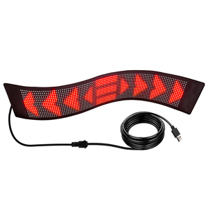 Màn Hình Hiển Thị Led Mini Cầm Tay Ứng Dụng Hiển Thị Thông Báo Cuộn Linh Hoạt Cho Cửa Sổ Xe Taxi Biển Báo Led Ngoài Trời - Product Image 3