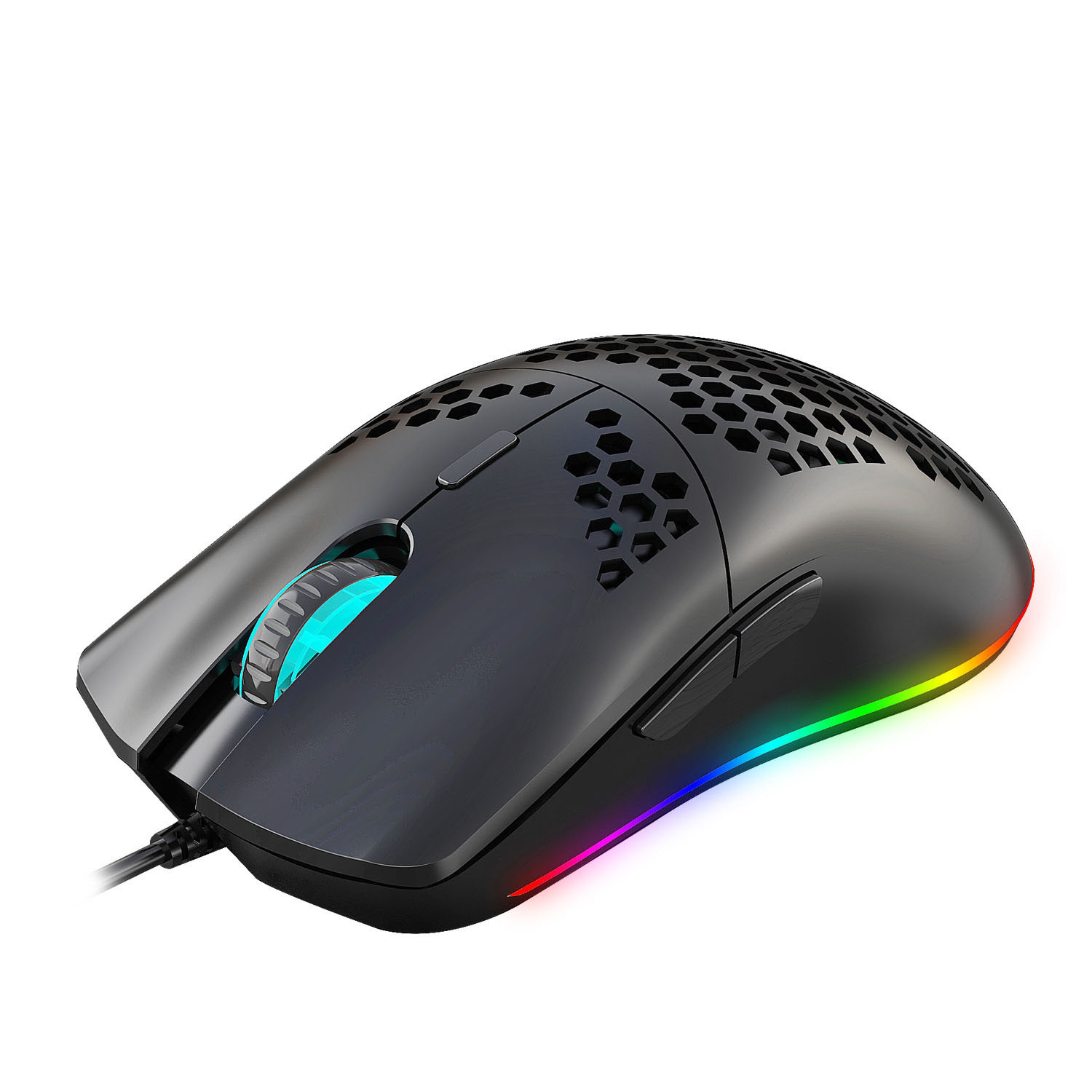 Source Factory Optical <strong>Gaming</strong> <strong>Mouse</strong> <strong>Right</strong>-Handed RGB Backlit 6-Button Programmable Plug Play USB Laptop/Desktop PC
