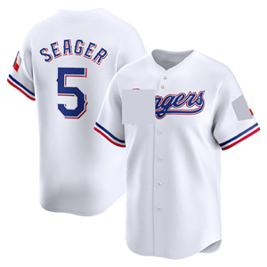 Maillot de football City Connect Stadium 2026 Texas 5 # Seager 36 # Langford 6 # Jung 48 # deGrom 2 # Maillot de baseball américain cousu Semien - Product Image 6